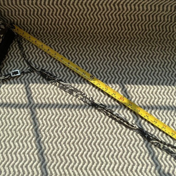 Vera Bradley Black Women Purse Card And Coin Wallet 4" Crossbody Strap Hand Bag - Picture 8 of 8